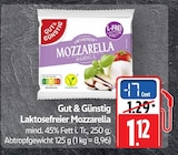 EDEKA - Laktosefreier Mozzarella Angebot im Prospekt Laktosefreier Mozzarella bei EDEKA im Prospekt "" für 1,12 €