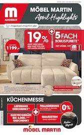 Aktueller Möbel Martin Prospekt mit Ecksofa, "APRIL-HIGHLIGHTS", Seite 1