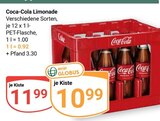 Limonade im Angebot bei GLOBUS in Crimmitschau Limonade Angebote von Coca-Cola bei GLOBUS Crimmitschau für 10,99 €