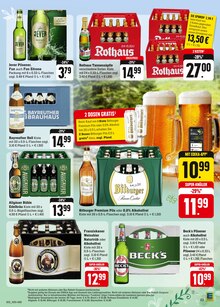 Bier im EDEKA Prospekt "Aktuelle Angebote" mit 52 Seiten (Oberursel (Taunus))