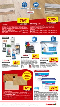 Laminat im aktuellen toom Baumarkt Prospekt (Jena) Laminat im toom Baumarkt Prospekt "Respekt, wer's selber macht." mit 14 Seiten (Jena)