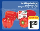 Paprika rot Angebote von Gut & Günstig bei E center Weiden für 1,99 €