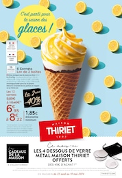 Catalogue Thiriet "C'est parti pour la saison des glaces !" à Calvi et alentours, 24 pages, 22/04/2024 - 19/05/2024