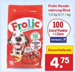 Hundenahrung Rind im Angebot bei Netto Marken-Discount in Karlsruhe Hundenahrung Rind Angebote von Frolic bei Netto Marken-Discount Karlsruhe für 4,75 €