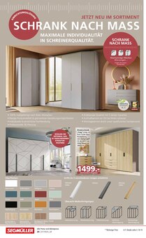 Kleiderschrank im aktuellen Segmüller Prospekt (Ingolstadt) Kleiderschrank im Segmüller Prospekt "100 Jahre Segmüller - Highlight Angebote" mit 56 Seiten (Ingolstadt)