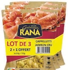 Pâtes fraîches Cappelletti jambon cru ou ricotta épinards ou tortellini fromages italiens - RANA dans le catalogue Super U