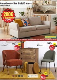 Prix et réduction Chaise dans le prospectus Maxi Bazar en cours Offre Chaise dans le catalogue Maxi Bazar du moment à la page 7