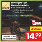 LED Regenbogen Galaxielichterkette von Dekor im aktuellen Netto Marken-Discount Prospekt für 14,99 €