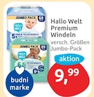 Hallo Welt Premium Windeln Angebote bei budni Buchholz für 9,99 €