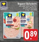 Aktuelles Veganer Aufschnitt mit Paprika Angebot bei E center in Wuppertal ab 0,89 €