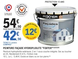 Peinture façade hydropiliolite - Foxter - E.Leclerc à Valenciennes Peinture façade hydropiliolite - Foxter en promo chez E.Leclerc Valenciennes à 42,90 €