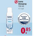 Deospray im Angebot bei Rossmann in München Deospray Angebote von Isana bei Rossmann München für 0,85 €