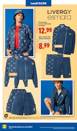 Prix et réduction Jean Homme dans le prospectus Lidl en cours Offre Jean Homme dans le catalogue Lidl du moment à la page 40