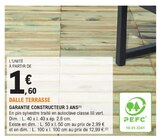 Dalle terrasse - E.Leclerc à Troyes Dalle terrasse en promo chez E.Leclerc Troyes à 1,60 €