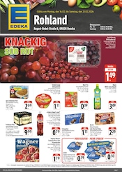 EDEKA Supermarkt Prospekt der aktuellen Woche mit 4 Seiten, gültig von 16.02.2026 bis 21.02.2026, in Borsdorf und Umgebung Aktueller EDEKA Supermarkt Prospekt in Borsdorf und Umgebung, "Wir lieben Lebensmittel!" mit 4 Seiten, 16.02.2026 - 21.02.2026