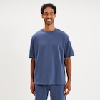 T-shirt col rond droit relax fit bleu homme - La Halle T-shirt col rond droit relax fit bleu homme à 9,99 € dans le catalogue La Halle