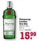 Aktuelles Tanqueray London Dry Gin Angebot bei E center in Heidelberg ab 15,99 €