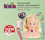 Princess Coralie Schmink- und Frisierkopf von klein im aktuellen V-Markt Prospekt