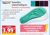 Promo Semelles viscoélastiques à 3,99 € dans le catalogue Norma à Liverdun