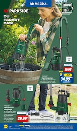 Teichpumpe Angebot im aktuellen Lidl Prospekt auf Seite 38