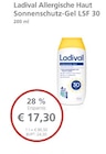 LINDA Sohren - Allergische Haut Sonnenschutz-Gel LSF 30 Angebot im Prospekt Allergische Haut Sonnenschutz-Gel LSF 30 bei LINDA im Sohren Prospekt für 17,30 €