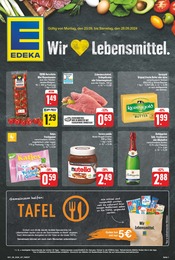 Aktueller nah und gut Supermarkt Prospekt in Euerdorf und Umgebung, "Wir lieben Lebensmittel!" mit 8 Seiten, 23.09.2024 - 28.09.2024