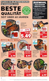 Rindfleisch im aktuellen Kaufland Prospekt (Reutlingen) Rindfleisch im Kaufland Prospekt "KNÜLLER" mit 50 Seiten (Reutlingen)
