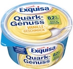Quark-Genuss Vanille-Geschmack im REWE Prospekt Quark-Genuss Vanille-Geschmack von Exquisa im aktuellen REWE Prospekt für 1,49 €