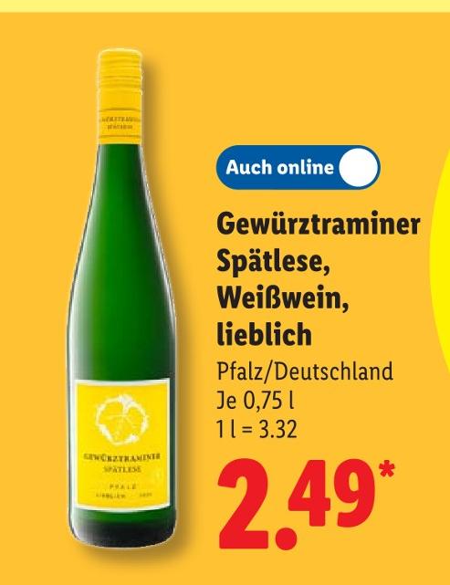 Gewürztraminer Spätlese