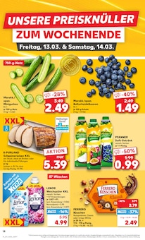 Weichspüler im Kaufland Prospekt "Hier bin ich richtig" mit 66 Seiten (Erlangen)