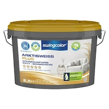 swingcolor Wandfarbe Arktisweiß Plus (Schneeweiß, 2,5 l, Matt) Angebot in Schiffdorf im aktuellen Prospekt bei BAUHAUS in Schiffdorf