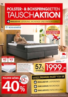Zurbrüggen Prospekt POLSTER- & BOXSPRINGBETTEN TAUSCHAKTION mit 4 Seiten