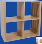 Rangement modulable 4 cases klaus - 4 CASES KLAUS en promo à 36,90 € chez Intermarché Super Rangement modulable 4 cases klaus - 4 CASES KLAUS dans le catalogue Intermarché Super