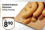Aktuelles Krakauer Würstchen Angebot bei GLOBUS in Duisburg ab 8,90 €