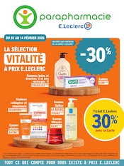 Catalogue E.Leclerc à Rantigny cette semaine, valable du 03/02/2026 au 14/02/2026 Prospectus E.Leclerc à Rantigny, "LA SÉLECTION VITALITÉ À PRIX E.LECLERC", 4 pages de promos valables du 03/02/2026 au 14/02/2026