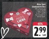Aktuelles Schokowürfel Herz Angebot bei E center in Chemnitz ab 2,99 €
