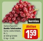Aktuelle Weintrauben Angebote bei REWE in Stuttgart Aktuelles Dunkle Tafeltrauben Angebot bei REWE in Stuttgart ab 1,59 €
