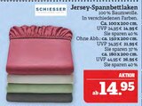 Aktuelles Jersey-Spannbettlaken Angebot bei Marktkauf in Erlangen ab 14,95 €