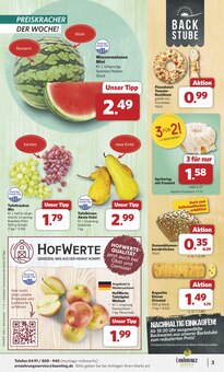 Wassermelone Angebot im aktuellen combi Prospekt auf Seite 3
