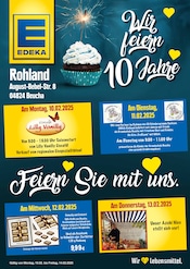 Aktueller nah und gut Supermarkt Prospekt in Taucha und Umgebung, "Wie feiern 10 Jahre" mit 2 Seiten, 10.02.2025 - 14.02.2025