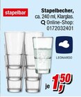 Stapelbecher Angebote von LEONARDO bei Opti-Megastore Würzburg für 1,50 €