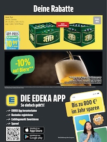 Bier im EDEKA Prospekt "Top Angebote" mit 8 Seiten (Lüneburg)