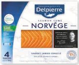 SAUMON FUME - DELPIERRE en promo à 6,69 € chez Hyper U SAUMON FUME - DELPIERRE dans le catalogue Hyper U