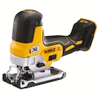 Scie sauteuse sans fil à prise par le corps xr dcs335n-xj 18v li-ion - sans batterie - DEWALT en promo chez Screwfix Scie sauteuse sans fil à prise par le corps xr dcs335n-xj 18v li-ion - sans batterie - DEWALT dans le catalogue Screwfix