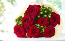 Duo de roses rouges et hypericum vert - Carrefour à Gennevilliers Duo de roses rouges et hypericum vert en promo chez Carrefour Gennevilliers à 8,90 €