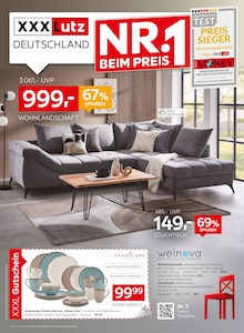 Möbel im XXXLutz Möbelhäuser Prospekt "NR. 1 BEIM PREIS" mit 32 Seiten (Duisburg)