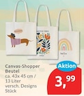 Canvas-Shopper Beutel im aktuellen budni Prospekt