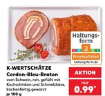 Aktuelle Braten Angebote bei Kaufland in Cottbus Aktuelles Cordon-Bleu-Braten Angebot bei Kaufland in Cottbus ab 0,99 €