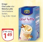 Chai Latte Angebote von Krüger bei GLOBUS Wiesbaden für 1,49 €