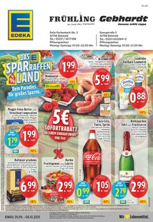 EDEKA Prospekt "Aktuelle Angebote" mit  Seiten (Detmold)